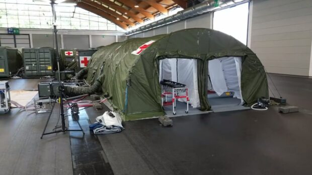 В Україні розгортають польовий госпіталь від німецької компанії Rheinmetall