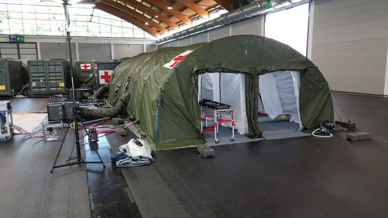 В Україні розгортають польовий госпіталь від німецької компанії Rheinmetall