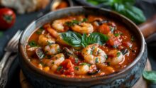 Тосканський суп з морепродуктами