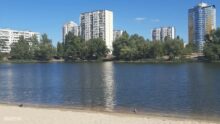 пляж,оболонь