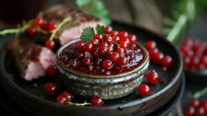 Соус з червоної смородини до м'яса як приготувати на зиму